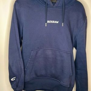 Box-raw Navy Blue Hoody Mens Medium